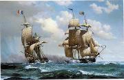 unknow artist, Seascape, boats, ships and warships. 104